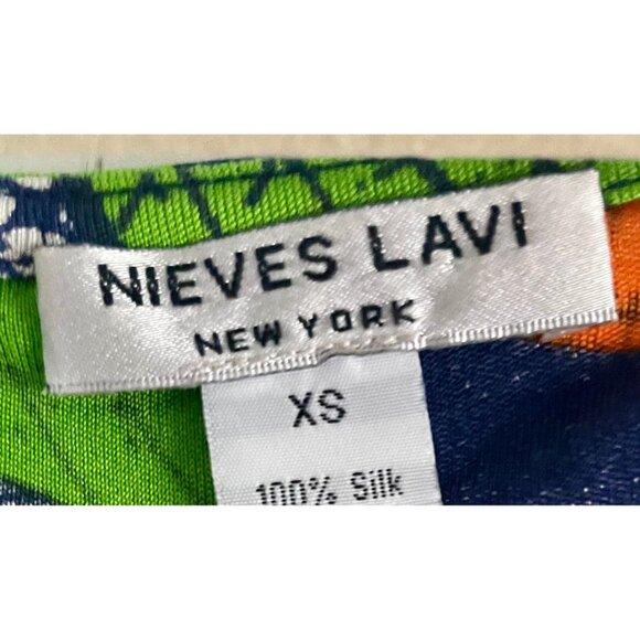 Vintage Y2K Minidress, Size M, Real Silk Dress, Nieves Lavi New York - Picture 7 of 9